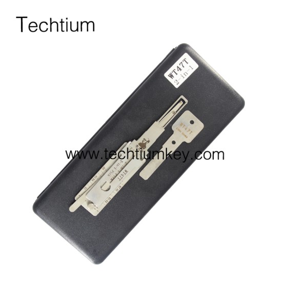 WT47T SAAB Original Lishi 2 in 1 lock pick and decoder